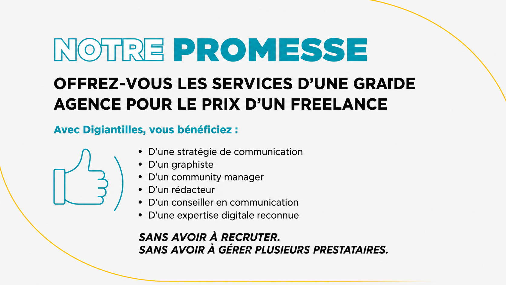 Notre promesse